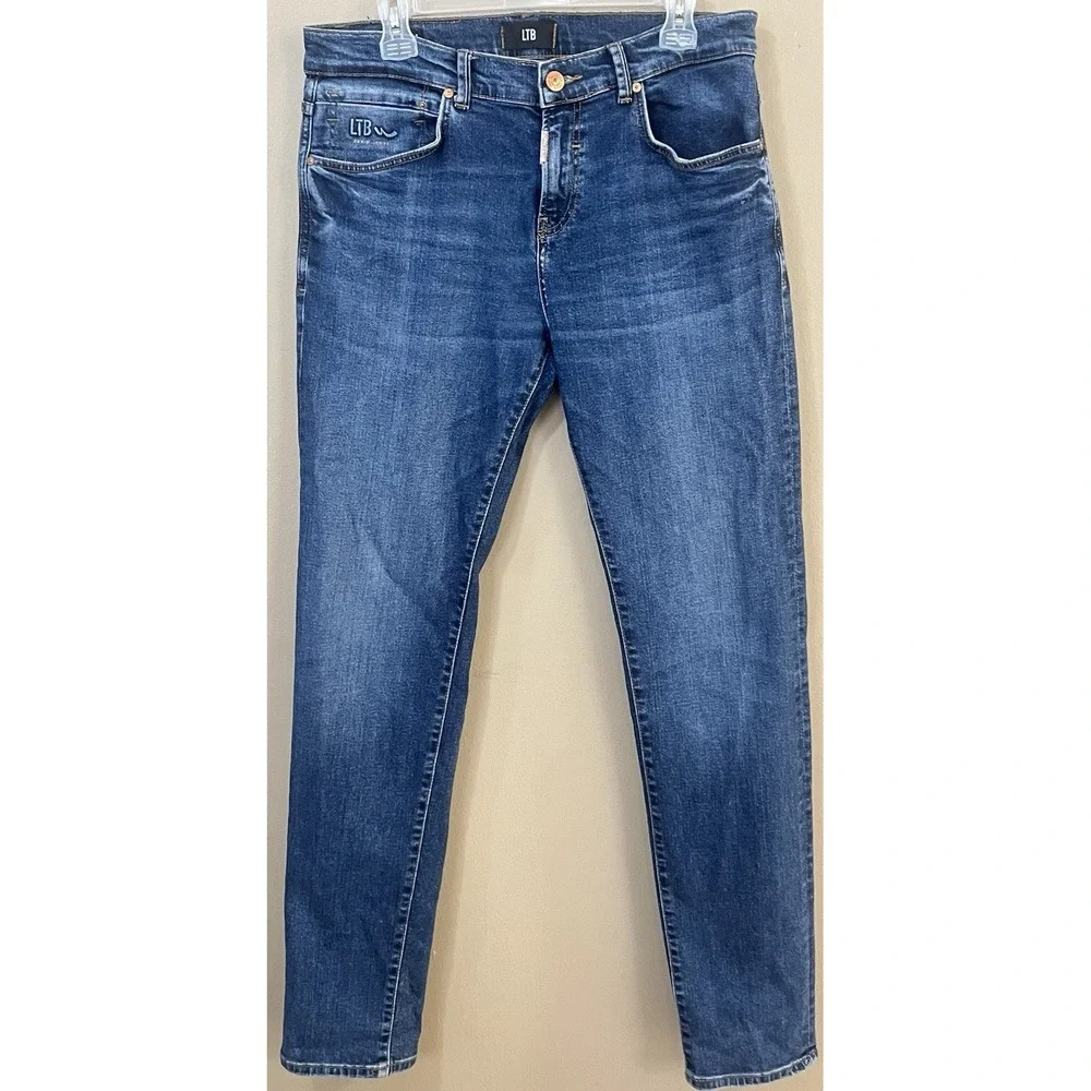 LTB New Sawyer Y Men's Jeans W31 L34 Mid Rise Slim Fit Premium Stretch Denim EUC